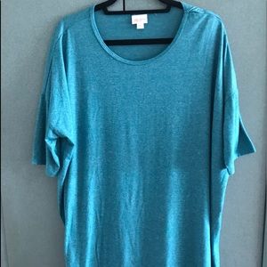 Lularoe Irma xtra large gorgeous blue top